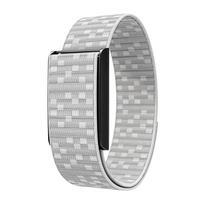 22mm Fitness Tracker Strap Nylon Replacement Wristband Sport Band for Amazfit Helio Strap White+Black