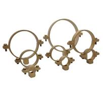 M10x1.5mm Female x 13-100 mm Pipe OD Brass Clamp Bracket Support Hanger Fixed Plumbing Water Tube Home Garden 15mm(Range 13-15mm)