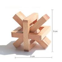 WeiCheng Luban Lock Puzzle Unlock Interlock Game IQ Test Brain Teaser for Mental Challenge Educational Toys Kids Adults