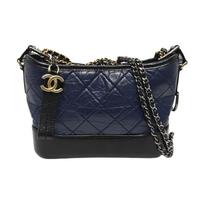 [Pre-Owned] Gabrielle Fashion Adjustable Shoulder Strap Quilted Leather Crossbody Bag - Good #HHR410 ONE SIZE