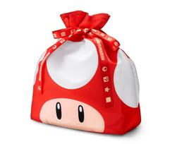 Super Mario Home Party Wrapping Bag S & 2-Way (Super Mushroom)