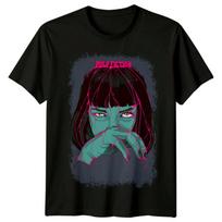Pulp Fiction (1994 m) Filmo plakato įkvėpti unisex marškinėliai Retro 90-ųjų Tee S