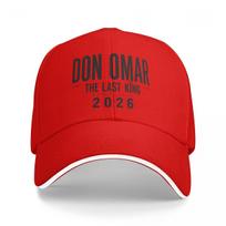 Rapper Don Omar Baseball Cap The Last King Tour  Stylish Women Unisex Hip Hop Hats High Quality  Running Hippie Snapback Cap as picture