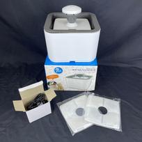 Pet Drinking Fountain Cat Dog Plastic Intelligent Large Capacity 2000ml Automatic Circulating Quiet Filter