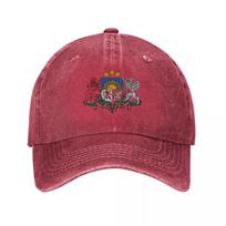 Coat of arms of Latvia Baseball Cap Unisexs big size hat Designer Hat Hat Unisex For The Sun Unisex Boy Child Womens
