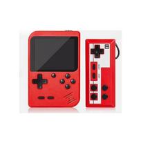 (Red) Handheld Game Console 400 Built-in Games Toy Kids Gift Christmas raudona