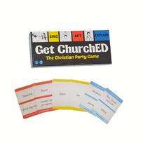Get Churched Card Game Board Game Interactive Game, Includes 3 Types of Gameplay, Suitable for Gatherings black