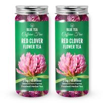 BLUE TEA - Raudonojo dobilo žiedų arbata - 50g - 50 puodelių (Pakuotėje 2 vnt) | PRIEŠ UŽDEGIMĄ | Detoksikuojanti arbata - Gėlių pagrindu - Žolelių arbata - Be kofeino - Natūrali -