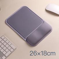 Smooth Surface Keyboard Wrist Support Non-Slip Ergonomic Mouse Pad  Office Use gray-hwd