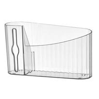 Trash Bag Dispenser Clear Punch Free Wall Mount Garbage Bag Roll Holder Storage Organizer Space