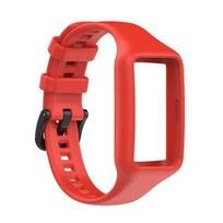 Pakaitinis dirželis Huawei Band 7 dirželiui, silikoninis laikrodžio dirželis Huawei Band 6 dirželiui, laikrodžio apyrankė For Huawei Band 7 raudona