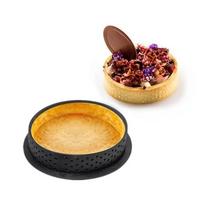 Tortų žiedas Tortų formos Prancūziškas desertas Mousse torto forma Tortai Kepimas Tortų dekoravimas Perforuotas apvalus žiedas Virtuvės kepimo įrankiai Round