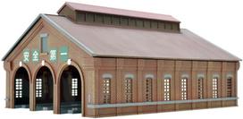 Tomytec Diorama Collection Pastatų kolekcija Plytų lokomotyvas 2 Dioramos reikmenys 122-2 Trys traukiniai smėlis