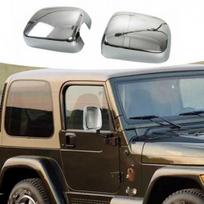 Car For Jeep Wrangler TJ Left &Right Front Side Door Rear View Mirror Cover Trim