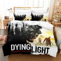Dying Light 2 Bedding Set Single Twin Full Queen King Size Bed Set Aldult Kid Bedroom Duvetcover Sets 3D Print Game Anime EU Single(135*200cm)3pcs