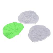 Lotus Leaf Pattern Mold Hand-Making Clay Molds Hand-Making Tools Silicone Material Epoxy Resin Moulds DIY Craft Mould 1 white