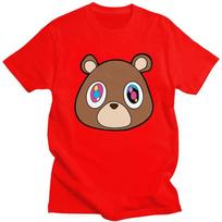 Custom Kanye West Ye Bear T Shirts for Men 100 Cotton Tees Tshirts Short Sleeve Tshirt Clothing S