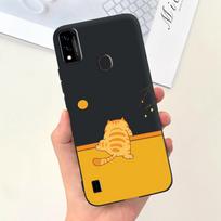 For ZTE Blade A51 Case BladeA71 Cute Astronauts Cartoon Cover Soft TPU Phone Case For ZTE Blade A71 A7030 BladeA51 Fundas Bumper ZTE Blade A71