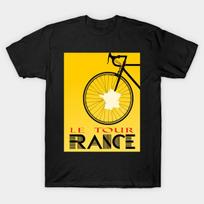 Men Black Print T-shirt Tour De France Cycling Fan Stage 2025 Vintage No-Cut Transfer Paper Print Cotton Tshirt - Men's Summe... S įvairiaspalvis