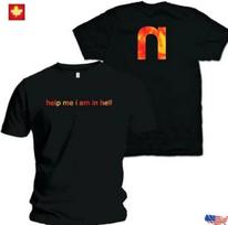 NIN T-shirt Nine Inch Nails shirt graphic white tee industrial rock band T-shirt Unisex T-Shirt M