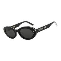 Dior Katės akių akiniai nuo saulės Unisex akiniai nuo saulės Juodi DIORPACIFIC-B4F-10A0 53,Black