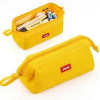 Factory  Stationery Storage Print Pen Pouch Big Custom Pencil Case for School mėlyna