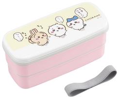 OSK Chiikawa Lunch Box Two-Tier [PW 28] [with Divider] rožinė
