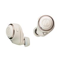 BG Wireless Earphones Noise Deep Up to 50 Hours Playback Enhanced Call Noise Low Latency aptX 360 Reality Audio BG Audio-Technica ATH-CKS50TW - smėlis