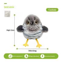 Plush Electric Flopping Pet Cat Toy Ting Cat Sound Gravity Automatic Bird Chop White Tits Peco Peco