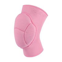 Knee Pads Thick Sponge Anti-Slip Collision Avoidance Knee Sleeve Football Jogging Wrestling Basketball Volleyball Women Men S rožinė