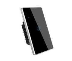 2023 New Arriving Touch Wall Switch Tuya Smart Home Wall Switch US & EU Standard 1/2/3/4 Gang Wall Switch with Metal Bezel (as the picture,45mm*135mm&Eu Standard)