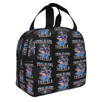 Italian Brainrot Bombardino Crocodilo Insulated Lunch Bag for Women Portable Funny Meme Cooler Thermal Lunch Tote School One Size
