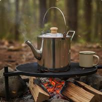 Camping Kettle Heat Insulating Portable Outdoor Teapot for Campers, Hiking, Picnic 2L 2L