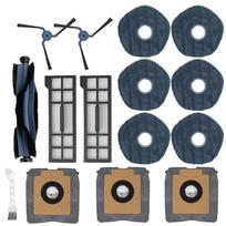 Accessories Kit For Eufy X10 Pro Omni,Vacuum Cleaner Replacement Parts,Main Brush,Filter,Dust Bag,Mop Pads Kit 1