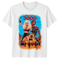 Amerika 3000 (1986 m) Filmo plakato įkvėpti unisex marškinėliai Retro 80-ųjų Tee M