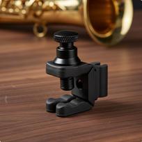 Saxophone Audio Pickup Clip Metal Construction Bell Mount Firm Hold Metal Knob Clip