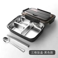 304 Stainless Bento Box with Divided Compartments - Leakproof Portable Lunch Container for Students and Adults One Size