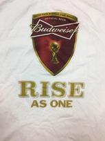2014 fifa world cup brazil budweiser t shirt size xlarge XXXXL