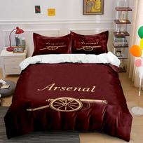 Arsenal logo and cannon. Bedding sets Duvet cover sets Duvet covers Pillowcases(1*Duvet Cover 2*Pillowcases without duvet insert) 135x200cm