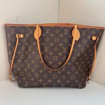 [Pre-Owned] Neverfull Mm Monogram Coated Canvas With Leather Trim Tote Bag - Very Good #4WBLZ8 ONE SIZE