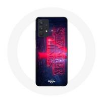 Coque pour Samsung Galaxy A32 5G Stranger Things Logo Transparent Saison 4 Bande annonce 2022 skaidri