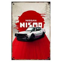 Datsun Klasikinis Automobilis Metalinis Skardos Ženklas Sienos Dekoracija Plokštelė Vintažinis Meno Plakatas Geležinė Tapyba Vyro Urvui Namams Kavinė Sodui Klubui Barui 20x30cm