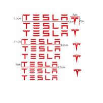 Automobilio lipdukas Tesla 9 vnt. Automobilio stabdžių suportų lipdukas Karščiui atsparus lipdukas Apdaila PVC lipdukas Lipdukas Automobilio priedai Tesla Mo
