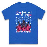 Squid Game Front Man And Guards Mens T Shirt Womens Tops Tees L