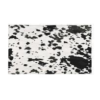 Cow Hide Black and White Soft Face Towel Quick Dry Pool Bath Cotton Towels Absorbent W30*H60(CM)