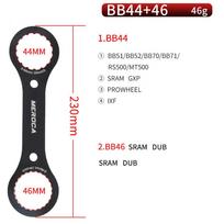 MTB Road Bicycle Bottom Bracket Wrench Tool Aluminum Alloy BB44/BB46 Wrench BB44+BB46 2 In 1