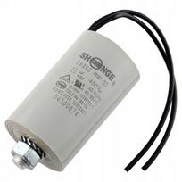 Starting Capacitor For Motors 8Uf 450V Cbb60 50/60Hz With Cables