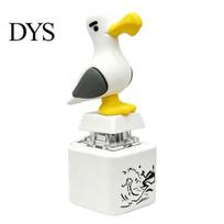 Fidget Keychain with Sound Effect 1/2/3/4Pcs Keyboard Toy Sound, Rechargeable Seagull Finger Clicker Toy, Frog Push Button Decompression for 1pc