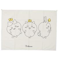 Ensky Chiikawa Fabric Large 650 x 900 Cotton Poster, Size, Cheeks, Approx. mm,