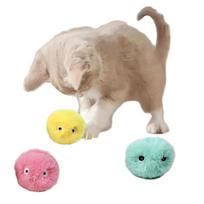 Tunnel Smart Cat Toys Plush Electric Catnip Training Toy Kitten Touch Sounding Pet Squeak Exercise Satin Gift (Blue,30g) mėlyna